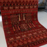 فرش بلوچی درخت زندگی 9 متری700شانه(تحویل فوری)