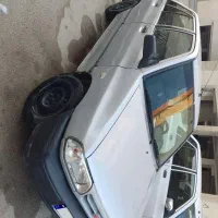 پراید نقره‌ای صبا مدل 87 دوگانه سوز