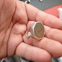 ۴ عدد انگشتر نقره با نگین اصلی|جواهرات|هشتگرد, مدرس|دیوار