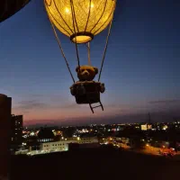 بالن لوستری فانتزی و جذاب برای اتاق کودک|لوستر و چراغ آویز|یزد, |دیوار