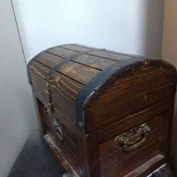 صندوقچه چوبی درب قوس دار برای طلاو جواهر|صنایع دستی و سایر لوازم تزئینی|خاش, |دیوار