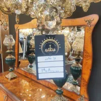 دو عدد لوستر تمام برنز نو
