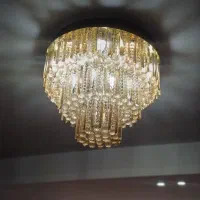 ۲ عدد لوستر کریستالی