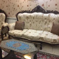 مبل کلاسیک استیل ۹ نفره با ۲ میزعسلی و میز وسط|مبلمان خانگی و میز عسلی|گرمدره, |دیوار