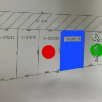 ۲۰۲متر زمین مسکونی، سند۶دانگ تکبرک، تفکیک شهرداری