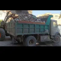 حمل نخاله باکمپرسی8تن تراکتوربیل تخریب خاکبرداری