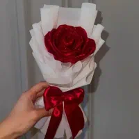 گل های روبانی زیبا ودلبرمون|گل مصنوعی|خرمدره, |دیوار