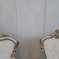 پرده پذیرایی شیک درحد به درگاه ۷/۵ فلت|پرده، رانر، رومیزی|قم, پردیسان|دیوار