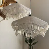 لوستر دست بافت مکرومه