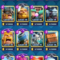 کلش رویال ۶ساله ۲۲ مهره لول ۱۵ و ۴۸ مهره لول ۱۴|کنسول، بازی ویدئویی و آنلاین|تهران, بازار|دیوار