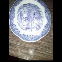 دیس قدیمی قلم آبی ژا‌پن سایز بزرگ