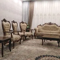 مبل سلطنتی استیل و تخت خاب