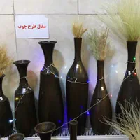 سفال طرح چوب|صنایع دستی و سایر لوازم تزئینی|اصفهان, باغ زیار|دیوار