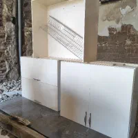 کابینت 3 تکه و درب اتاق  دولنگه سالم