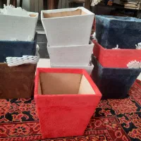 گلدان فانتزی مخمل