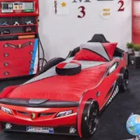 تخت خواب ماشین طرح چمپیون به همراه تشک|تخت و سرویس خواب|اهواز, پادادشهر|دیوار