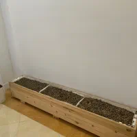 باکس چوبی (گلدان چوبی)