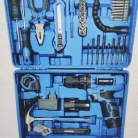 دریل شارژی همراه با ابزار کاربردی در ابزار سناتور|ابزارآلات|اصفهان, کشاورزی|دیوار