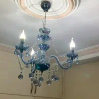 لوستر کریستالی شیک و سالم|لوستر و چراغ آویز|شهریار, شهرک مصطفی خمینی|دیوار