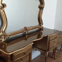 سرویس خواب بسیار شیک رنگ طلایی