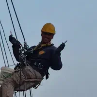 کار در ارتفاع راپل طناب عایق نانو پیچ روپلاک شستشو