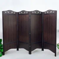 پاراوان و پارتیشن چوبی ابعاد بزرگ چهار لنگه کد p2|صنایع دستی و سایر لوازم تزئینی|تهران, شهرک صدرا|دیوار