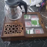 جای تیبک دمنوش همراه با قوری نو ۳۵۰پرند