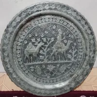 تابلو قدیمی جنس مس و برنج|کلکسیون اشیاء عتیقه|قزوین, |دیوار