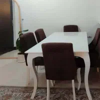 میز نهارخوری|میز و صندلی غذاخوری|جم, |دیوار