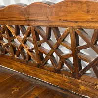 صندلی چوبی دو نفره