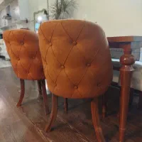 نهارخوری چستر شش نفره با نیمکت