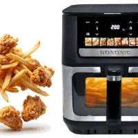 سرخ کن بدون روغن گاسونیک مدل 879 دو المنت 9 لیتر