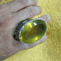 انگشتر نقره سیترین