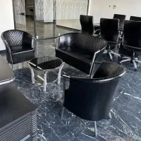 نیمست چرم اداری چستر فوم سردمبلمان دفترکار|مبلمان اداری|تهران, پاسداران|دیوار