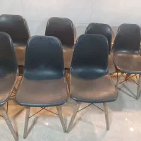 صندلی فایبرگلاس پایه چوبی|کافی‌شاپ و رستوران|کرمانشاه, |دیوار