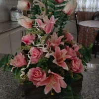 دو عدد صندوقچه گل مصنوعی|گل مصنوعی|اراک, |دیوار