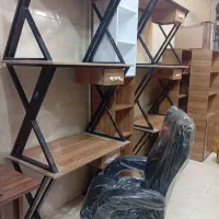 میز اداری فلز ام دی اف،میز مدیریت|میز تحریر و کامپیوتر|اصفهان, صدف|دیوار