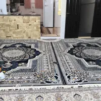 ۴ تخته فرش سرمه ای رنگ ۱۲۰۰ شانه ۳۶۰۰ تراکم