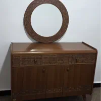 اینه و کنسول چوب راش