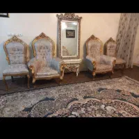 مبل سلطنتی نه نفره ب همراه میزوعسلی