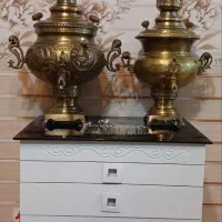 سماور ذغالی مهردار روسی