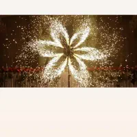 اجرای اتش بازی سرد و تفنگ برای جشن عروسی