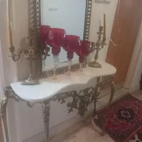 آیینه شمعدان برنز اصل|آینه|بروجرد, |دیوار