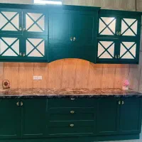 کابینت نئوکلاسیک سبز
