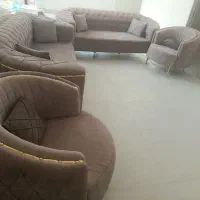 یک دست مبل 8نفره به فروش میرسد|مبلمان خانگی و میز عسلی|مشهد, مهدی آباد|دیوار