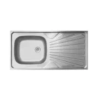 سینک ظرفشویی استیل تک لگنه کاملا سالم