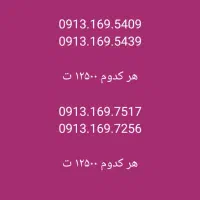 09132365258|سیمکارت|لنجان, |دیوار