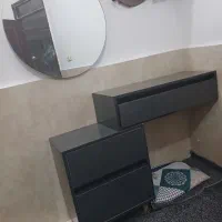 میز آرایش چهار کشور با آینه دایره