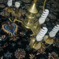 لوستر|لوستر و چراغ آویز|اراک, |دیوار
