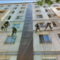 پیچ ورولپلاک نما ساختمان با طناب|خدمات پیشه و مهارت|تهران, فردوس|دیوار